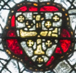 arms of Jerusalem in stained glass